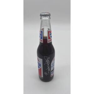 Richard Petty Signed Pepsi Bottle Vintage 1000th Nascar Start June 15, 1986